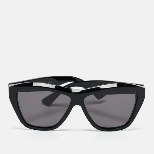 Bottega Veneta Black BV1092S Cat Eye Sunglasses - Bottega Veneta - Modalova