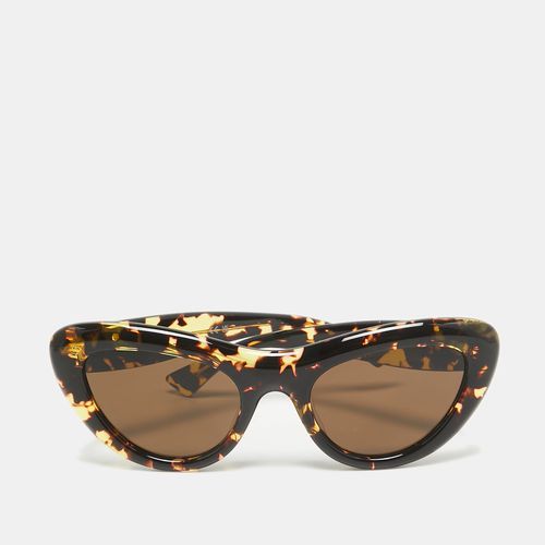 Bottega Veneta Tortoise Brown BV1282S Bombe Cat Eye Sunglasses - Bottega Veneta - Modalova