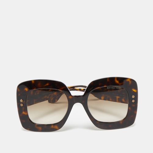 Bottega Veneta Tortoise Brown Gradient BV0237S Oversized Sunglasses - Bottega Veneta - Modalova