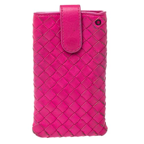 Bottega Veneta Fuchsia Intrecciato Nappa iPhone 5 Case - Bottega Veneta - Modalova