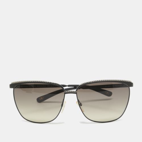 Bottega Veneta Black Gradient Frame BV 168/S Square Sunglasses - Bottega Veneta - Modalova