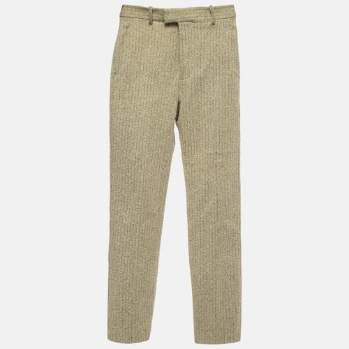 Bottega Veneta Cream Tweed Straight Leg Trousers S - Bottega Veneta - Modalova