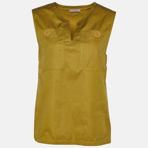 Bottega Veneta Green Cotton Sleeveless Top S - Bottega Veneta - Modalova