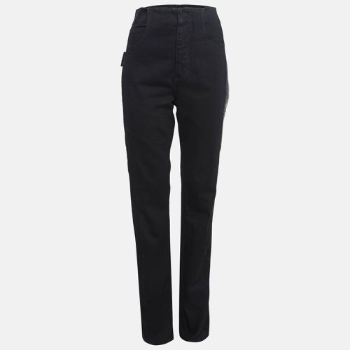 Bottega Veneta Black Side Stripe Denim Jeans M Waist 32" - Bottega Veneta - Modalova