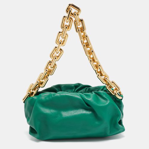 Bottega Veneta Green Leather The Chain Pouch Bag - Bottega Veneta - Modalova