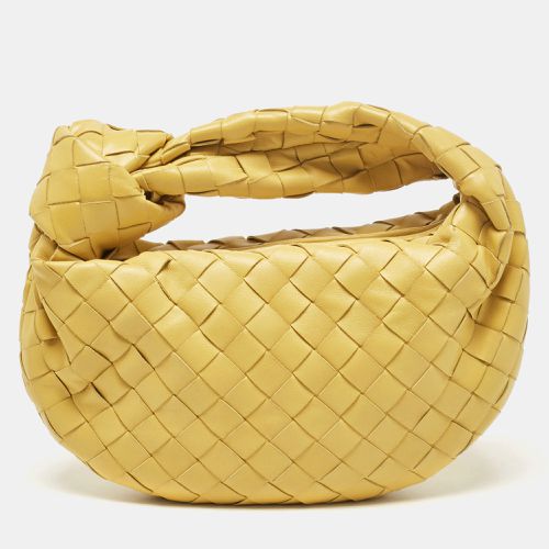 Bottega Veneta Yellow Intrecciato Leather Mini BV Jodie Bag - Bottega Veneta - Modalova