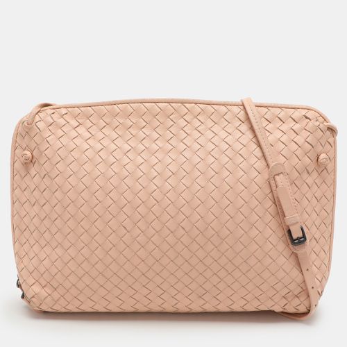 Bottega Veneta Beige Intrecciato Leather Nodini Shoulder Bag - Bottega Veneta - Modalova