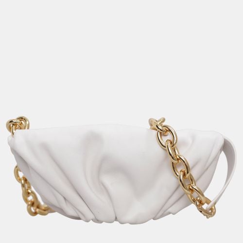 Bottega Veneta White Leather The Mini Pouch Belt Bag - Bottega Veneta - Modalova