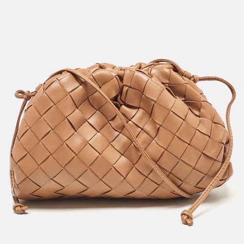 Bottega Veneta Brown Intrecciato Leather Mini The Pouch Bag - Bottega Veneta - Modalova