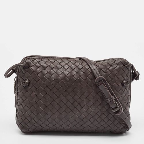 Bottega Veneta Dark Brown Leather Nodini Crossbody Bag - Bottega Veneta - Modalova