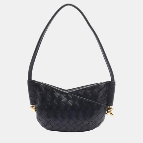 Bottega Veneta Black Leather Soltis Shoulder Bag - Bottega Veneta - Modalova