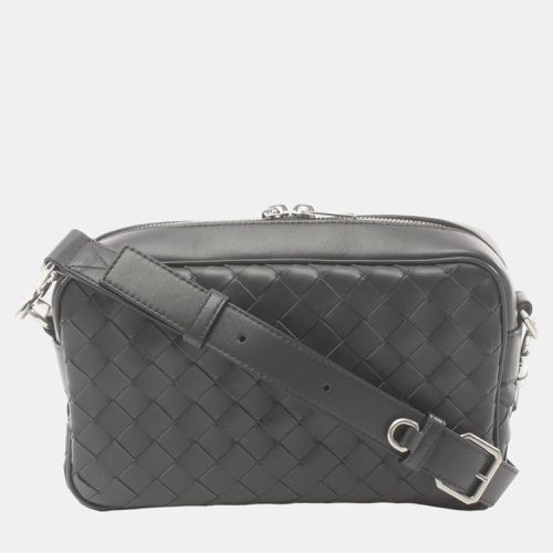 Bottega Veneta Grey Leather Intrecciato Small Classic Shoulder Bag - Bottega Veneta - Modalova