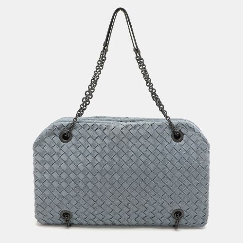 Light Intrecciato Fabric Duo Shoulder Bag - Bottega Veneta - Modalova