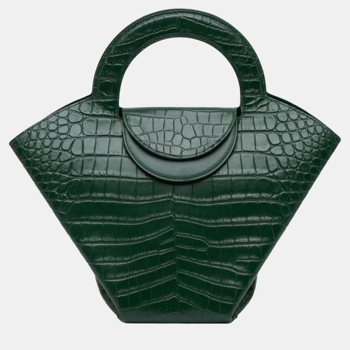 Bottega Veneta Crocodile Embossed Doll Top Handle Bag - Bottega Veneta - Modalova