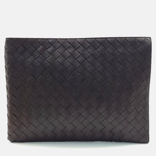 Bottega Veneta Brown Leather Bottega Veneta mesh clutch - Bottega Veneta - Modalova