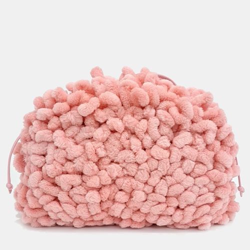 Bottega Veneta Pink Fabric Mob Chenille Crossbody Bag - Bottega Veneta - Modalova