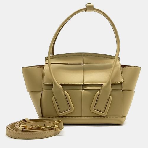 Bottega Veneta Beige Leather Arco Mini bag - Bottega Veneta - Modalova