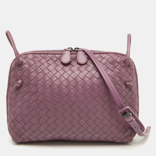 Bottega Veneta Mauve Purple Intrecciato Leather Nodini Shoulder Bag - Bottega Veneta - Modalova