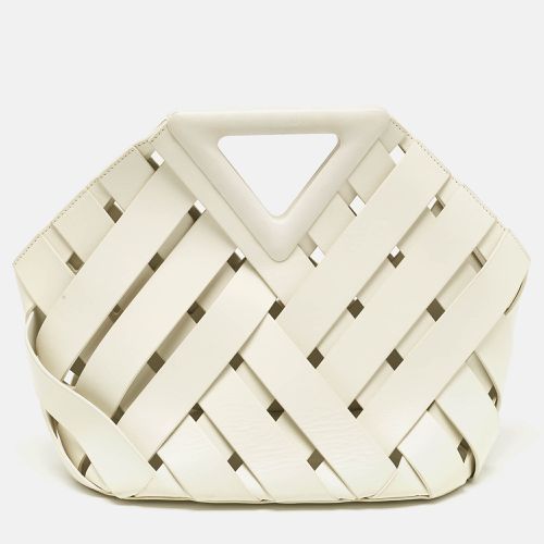 Woven Leather Point Tote - Bottega Veneta - Modalova