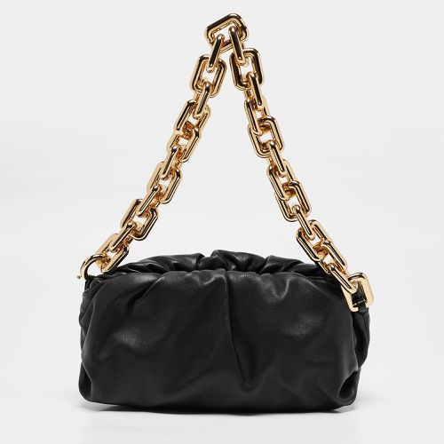 Bottega Veneta Black Leather The Chain Pouch Bag - Bottega Veneta - Modalova