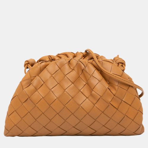 Bottega Veneta Brown Intrecciato The Mini Pouch - Bottega Veneta - Modalova