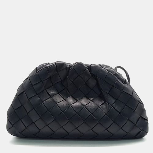 Bottega Veneta Black Leather Mash The Pouch Crossbody Bag - Bottega Veneta - Modalova