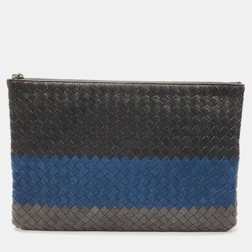 Bottega Veneta Tricolour Intrecciato Leather Pouch - Bottega Veneta - Modalova