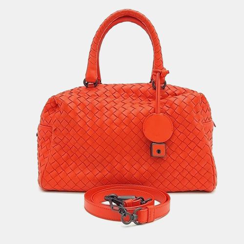 Bottega Veneta Red Leather Mesh Tote Bag - Bottega Veneta - Modalova