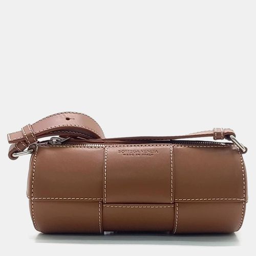 Bottega Veneta Brown Leather Small Canette Shoulder Bag - Bottega Veneta - Modalova