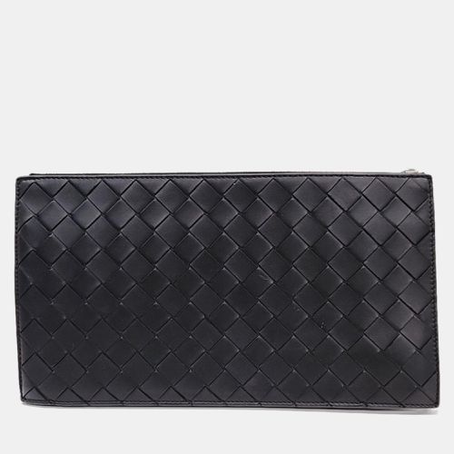 Bottega Veneta Black Intrecciato Nappa Pouch - Bottega Veneta - Modalova