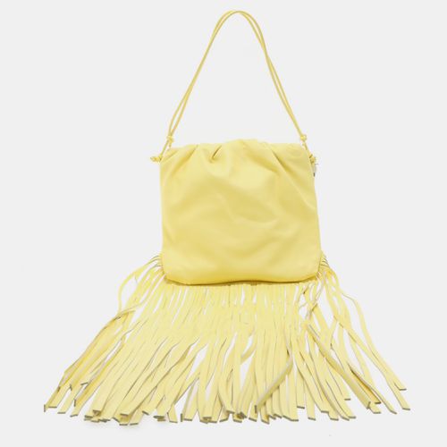 Bottega Veneta Yellow Nappa The Fringe Shoulder Bag - Bottega Veneta - Modalova