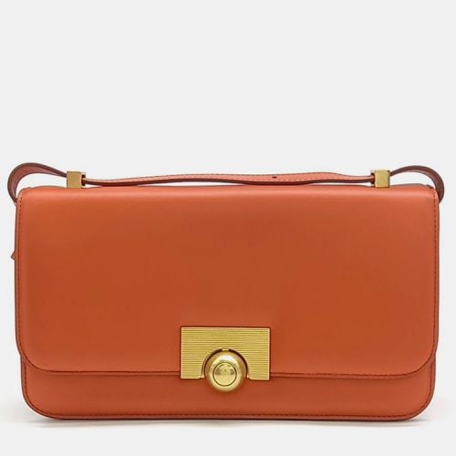 Bottega Veneta Orange Spazzolato Calfskin Leather BV Classic Shoulder Bag - Bottega Veneta - Modalova