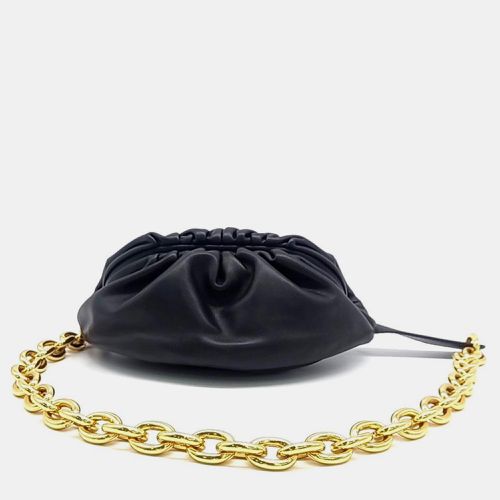 Bottega Veneta Black Leather The Belt Chain Pouch - Bottega Veneta - Modalova