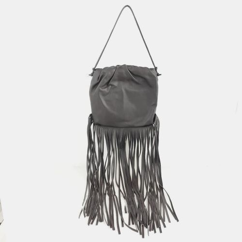 Leather Fringe Shoulder Bag - Bottega Veneta - Modalova