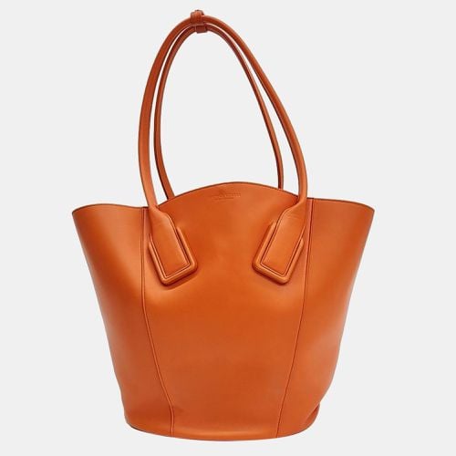 Bottega Veneta Orange Leather Arco Shoulder bag - Bottega Veneta - Modalova