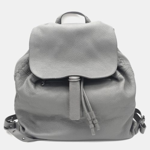 Bottega Veneta Grey Leather backpack - Bottega Veneta - Modalova