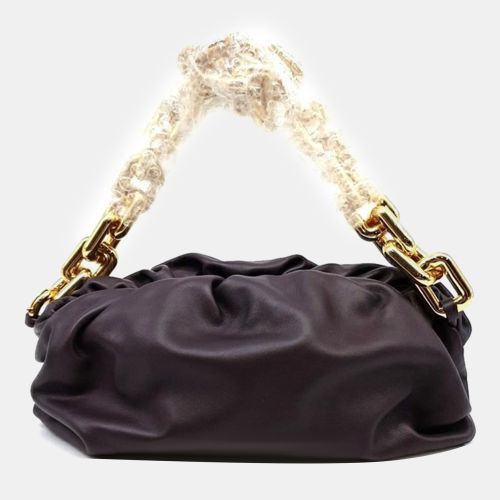 Bottega Veneta Brown Leather Chain Shoulder Bag - Bottega Veneta - Modalova