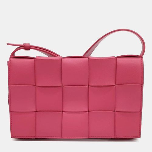 Bottega Veneta Pink Leather Cassette Shoulder Bag - Bottega Veneta - Modalova