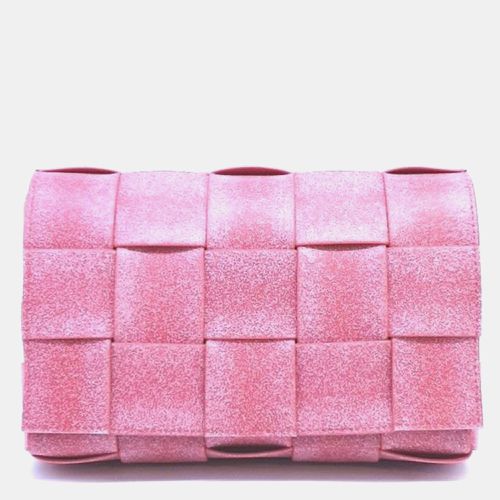 Bottega Veneta Pink Rubber Cassette Shoulder Bag - Bottega Veneta - Modalova