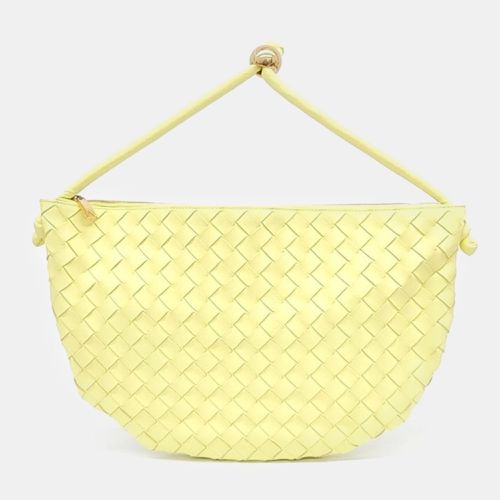 Bottega Veneta Yellow Intrecciato Nappa Medium Turn Hobo Bag - Bottega Veneta - Modalova