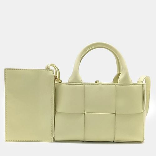 Bottega Veneta Yellow Leather Candy Arco Shoulder Bag - Bottega Veneta - Modalova