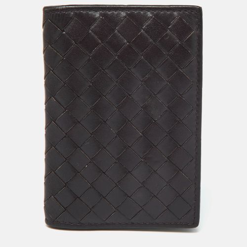 Bottega Veneta Brown Intrecciato Leather Business Card Case - Bottega Veneta - Modalova