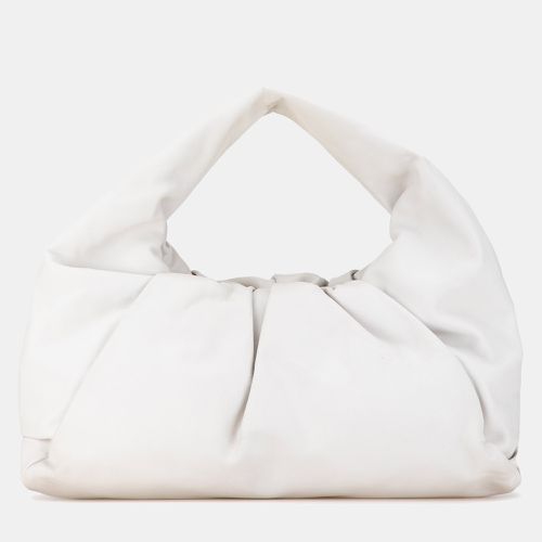 Bottega Veneta White Leather Small The Shoulder Pouch Bag - Bottega Veneta - Modalova