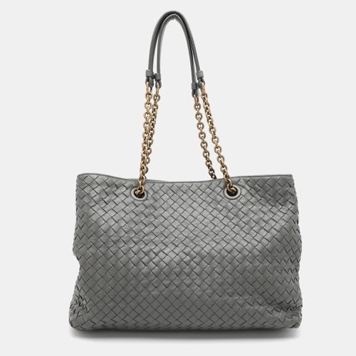 Intrecciato Leather Chain Tote - Bottega Veneta - Modalova