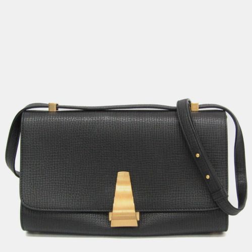 Bottega Veneta Black Textured Leather BV Angle Shoulder Bag - Bottega Veneta - Modalova