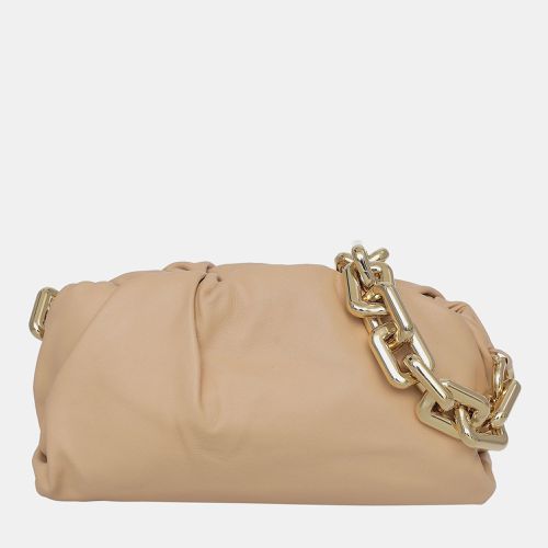 Bottega Veneta Light Brown Leather The Chain Pouch Shoulder Bag - Bottega Veneta - Modalova