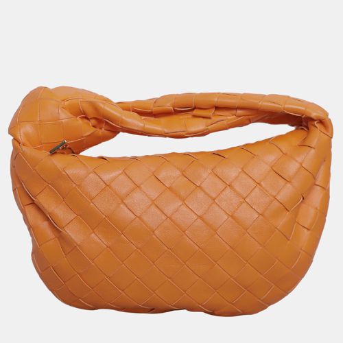 Bottega Veneta Orange Leather Mini Jodie Shoulder Bag - Bottega Veneta - Modalova