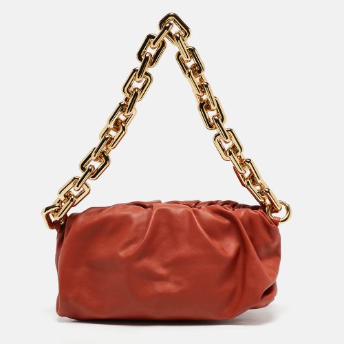 Bottega Veneta Orange Leather Leather The Chain Pouch Bag - Bottega Veneta - Modalova