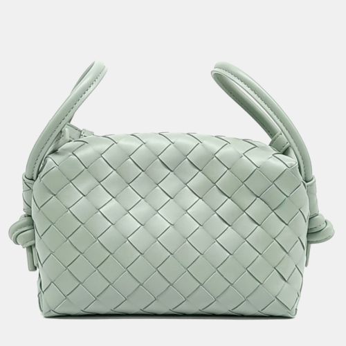 Bottega Veneta Green Leather Handle Loop Bag - Bottega Veneta - Modalova