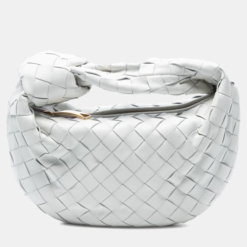 Bottega Veneta White Mini Nappa Intrecciato Jodie - Bottega Veneta - Modalova